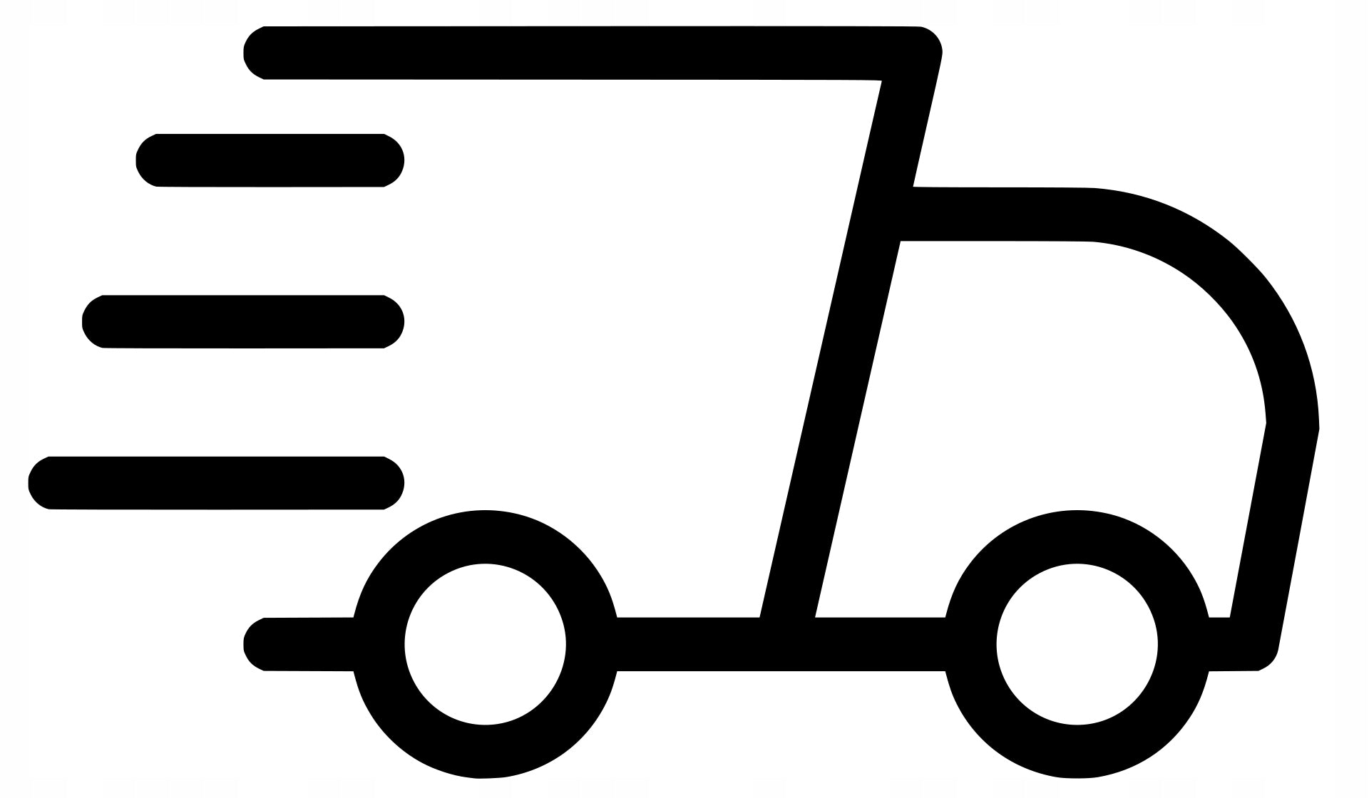 Sticker without background for car motorcycle helmet COURIER MAIL BUS 12 x 20,6