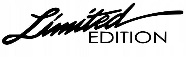 Sticker without background for car motorcycle helmet LIMITED EDITION 6,5 x 27,9 cm