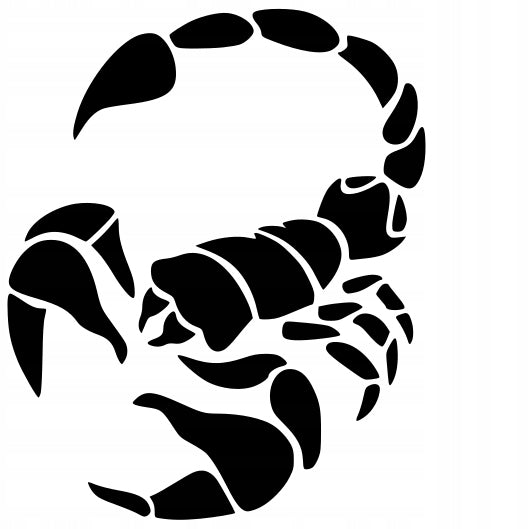 Sticker without background for car motorcycle helmet SKORPION 12 x 9,8 cm