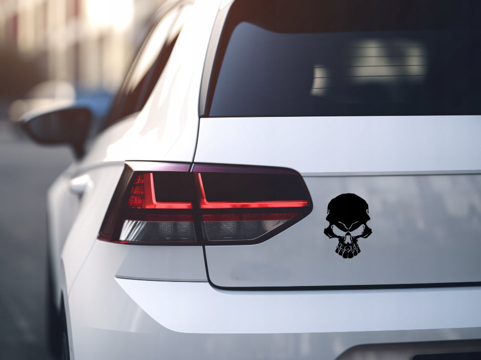 Sticker without background for car motorcycle helmet SKULL sticker skull 21 x 15,6 cm EAN (GTIN) 5906379675328