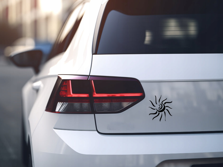 Sticker without background for car motorcycle helmet SUN tribal 15 x 13,2 cm Manufacturer's catalog number 15,00 x 13,20