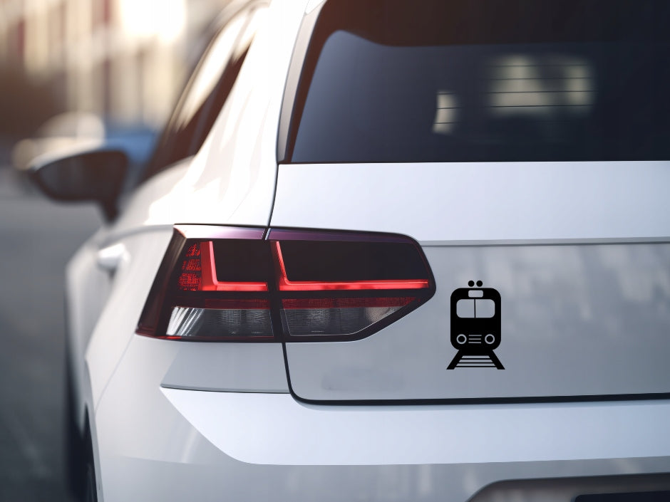 Sticker without background for car motorcycle helmet TRAIN tram 21 x 14,0 cm EAN (GTIN) 5906379670255