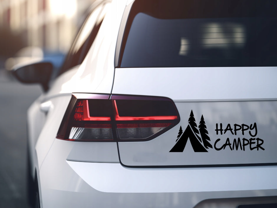 Sticker without background for car motorcycle laptop CAMPING 8 x 17,9 cm EAN (GTIN) 5906379675427