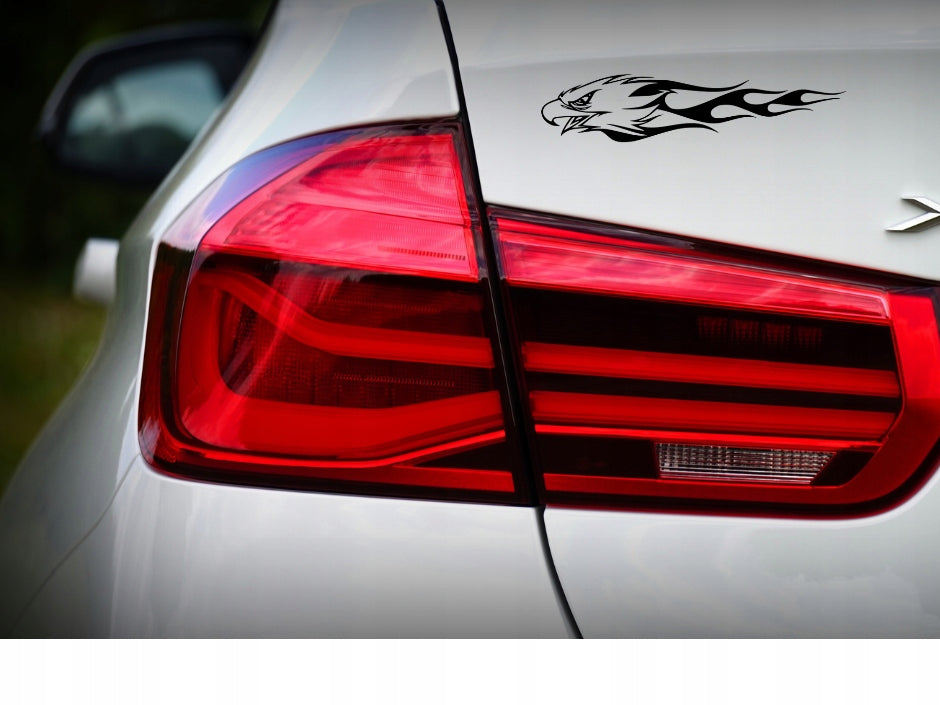 Sticker without background for car motorcycle trunks EAGLE FLAMES 5,5 x 24,7 cm EAN (GTIN) 5906379674390