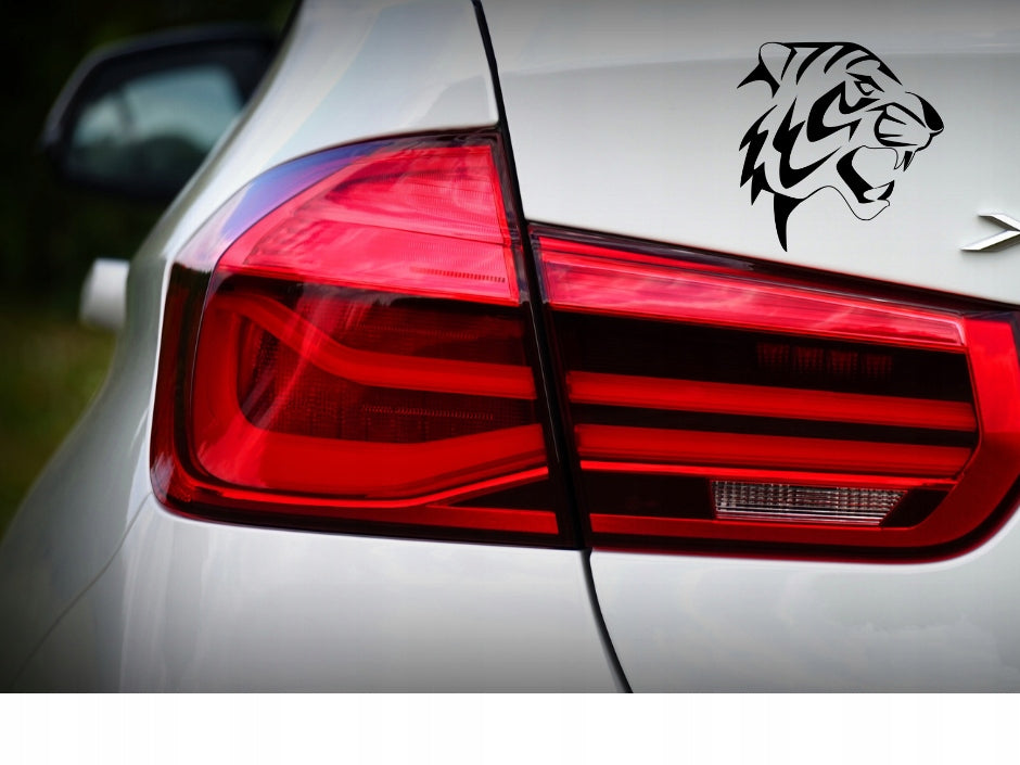 Sticker without background for car motorcycle trunks helmet TIGER HEAD 15 x 14,7 cm EAN (GTIN) 5906379674307
