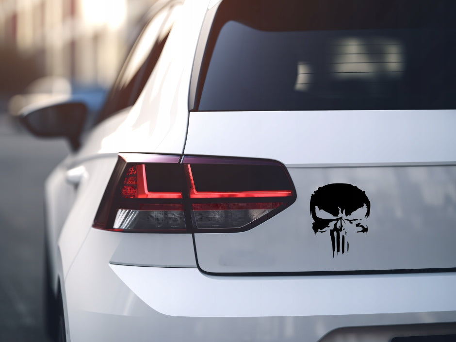 Sticker without background for car skull PUNISHER 18 x 14,5 cm EAN (GTIN) 5904933325764