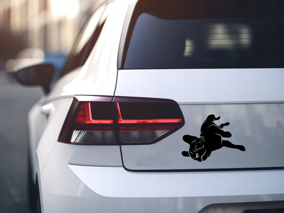 Sticker without background for car trunks LYING FRENCH BULLDOG 18 x 24,2 cm EAN (GTIN) 5906379675793