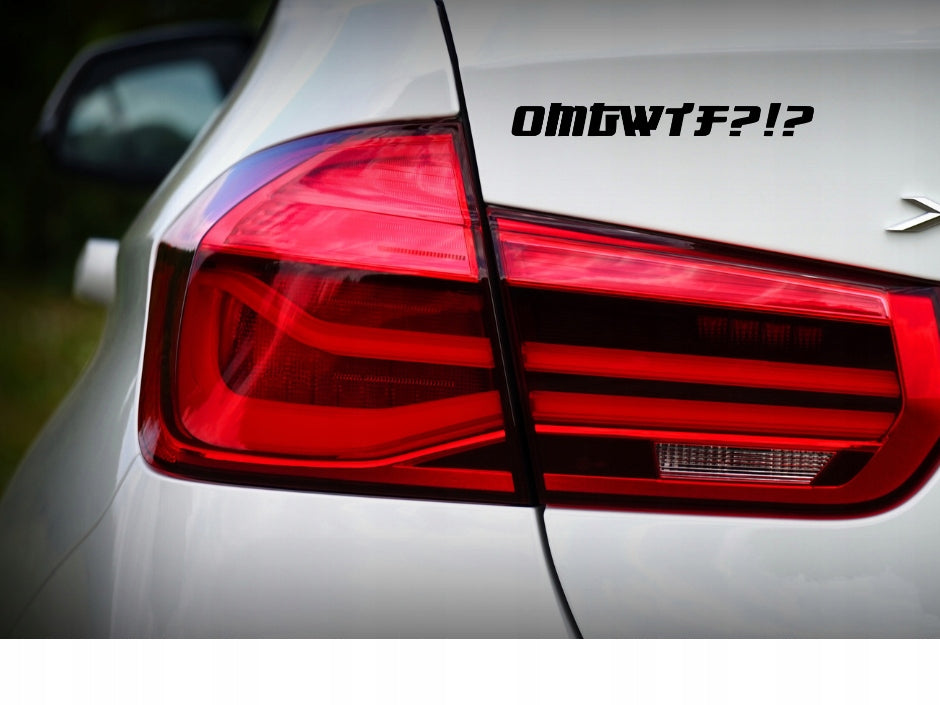 Sticker without background for car trunks helmet JDM OMGWTF?!? 2,0 x 18,3 cm EAN (GTIN) 5906379673874