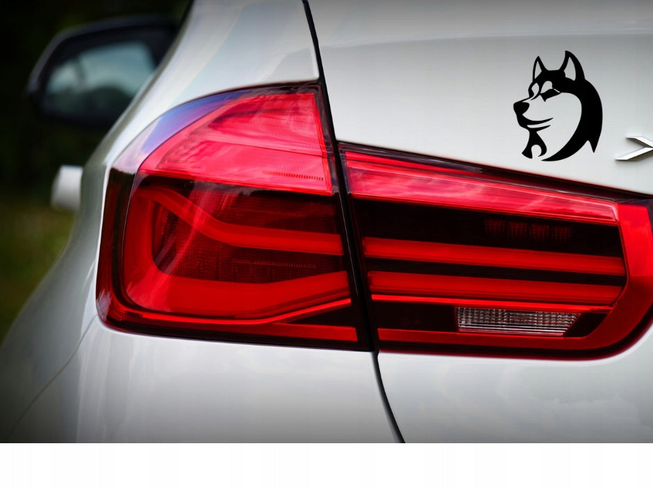 Sticker without background for car trunks laptop helmet DOG HUSKY 18 x 14,4 cm EAN (GTIN) 5906379673775