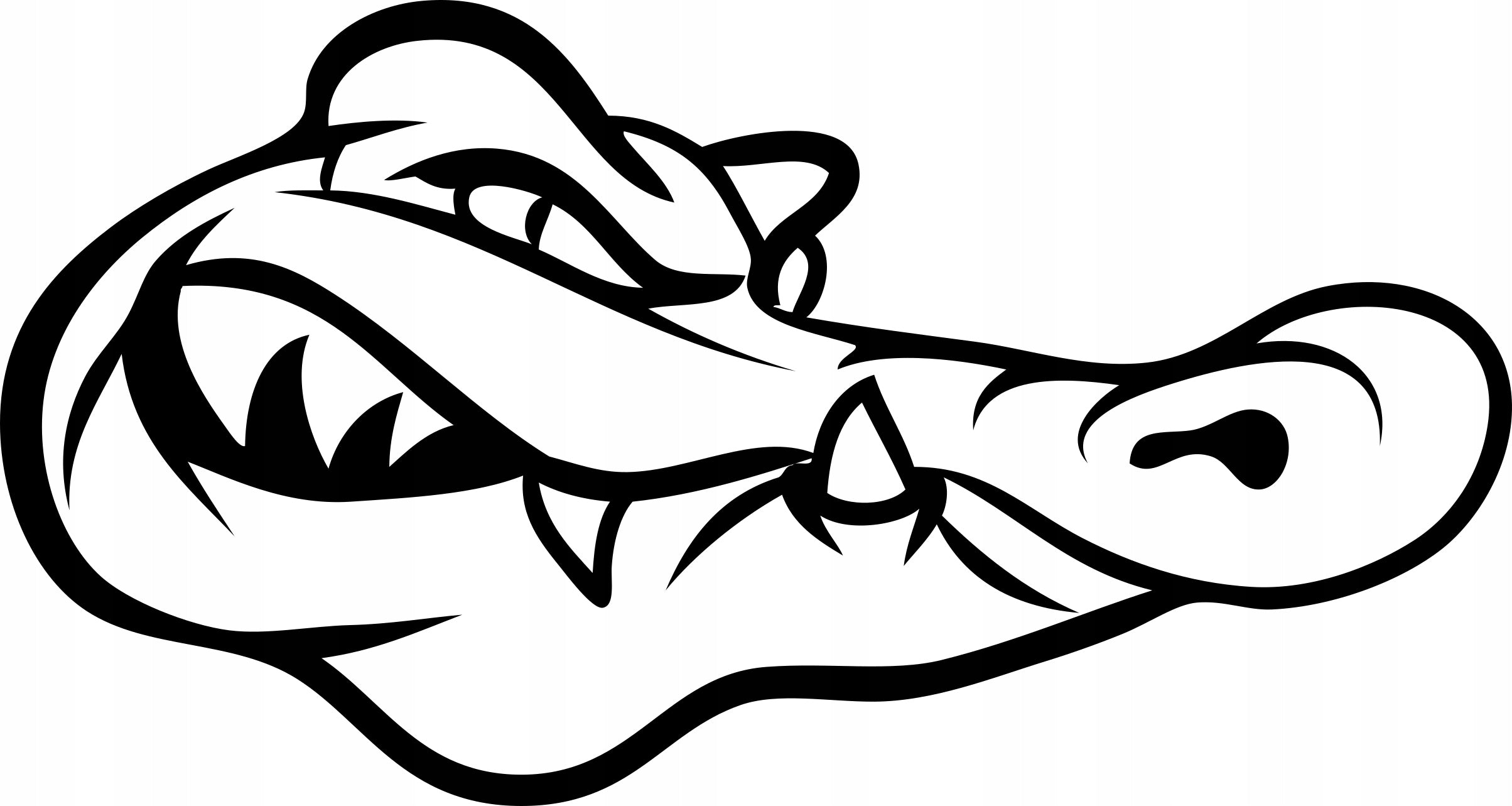 Sticker without background for car trunks stick CROCODILE ALLIGATOR 8 x 15,0 cm