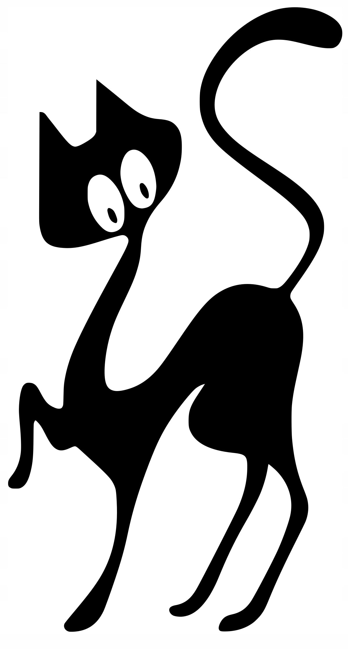 Sticker without background for carriage CAT 20 x 10,7