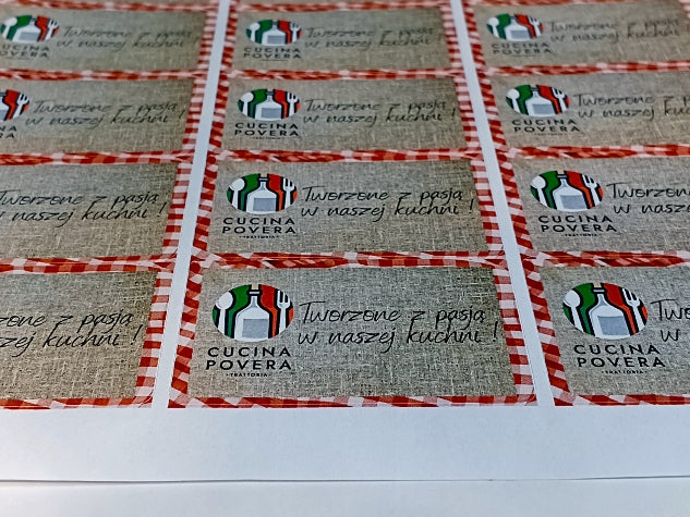 Stickers 63x38 COLORFUL with stiker sticker print