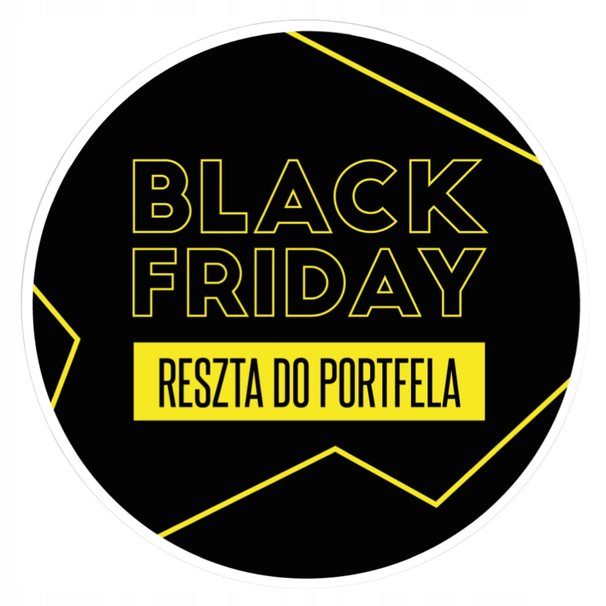 Stickers BLACK FRIDAY fi55 48pcs