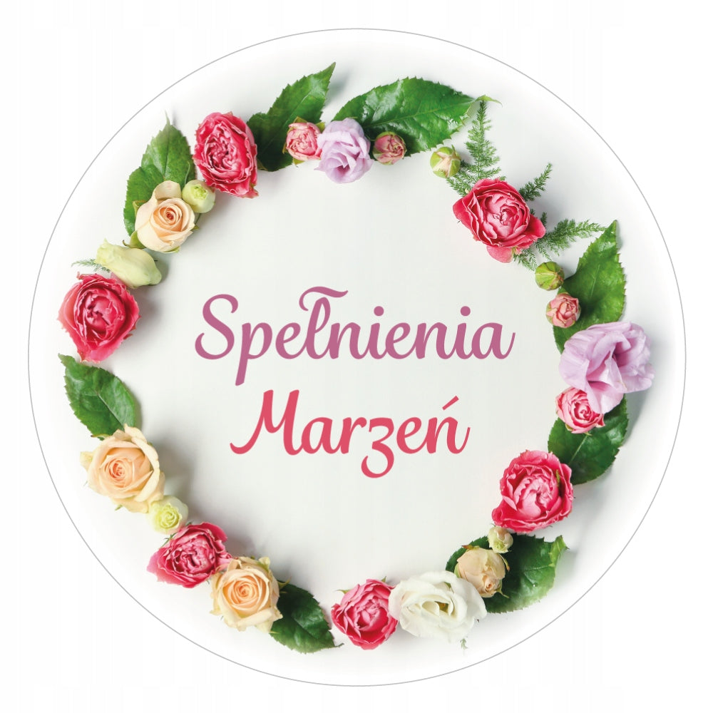 Stickers FULFILLMENT OF DREAMS BIRTHDAY NAME DAY 48pcs
