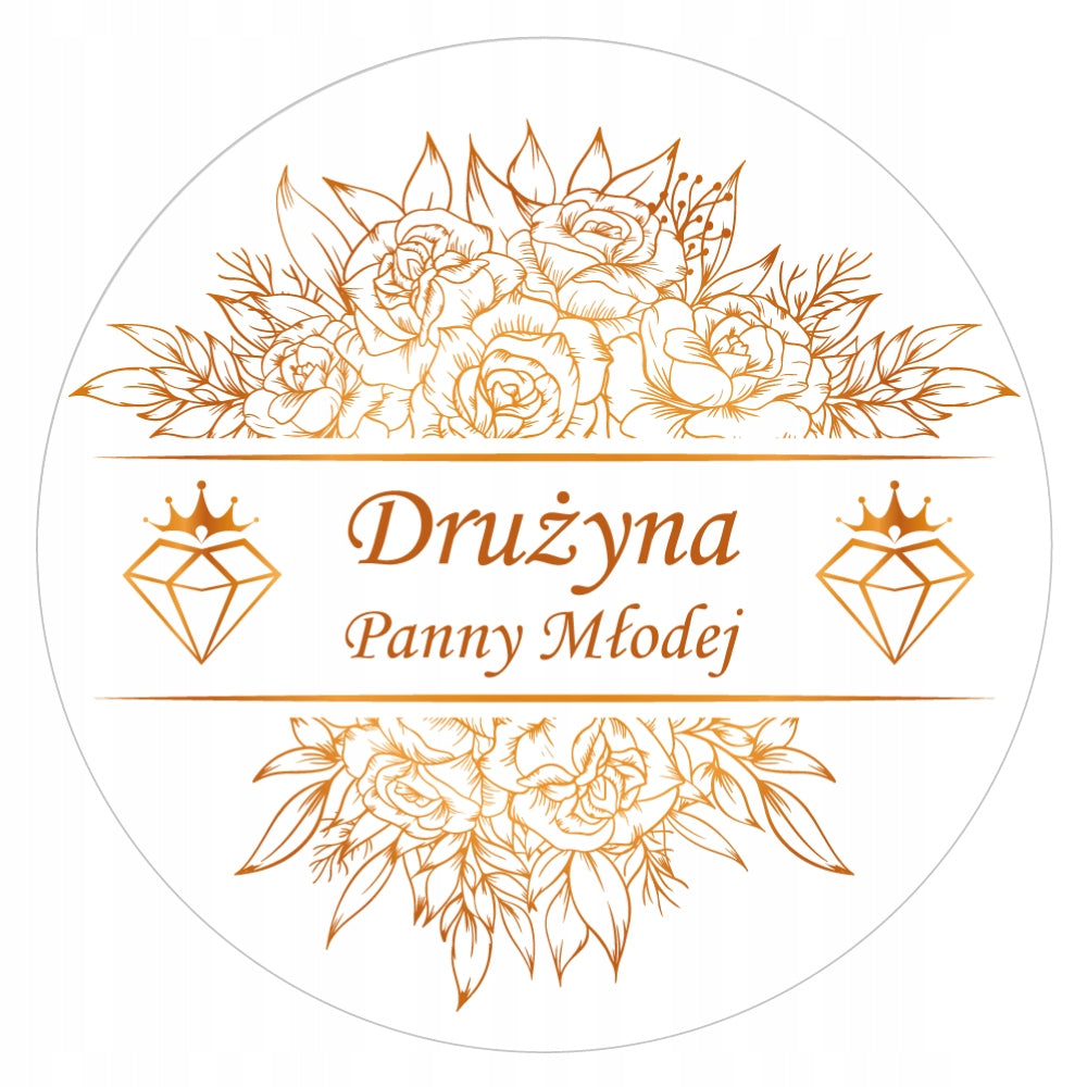 Stickers TEAM BRIDE Bachelorette 12 pcs