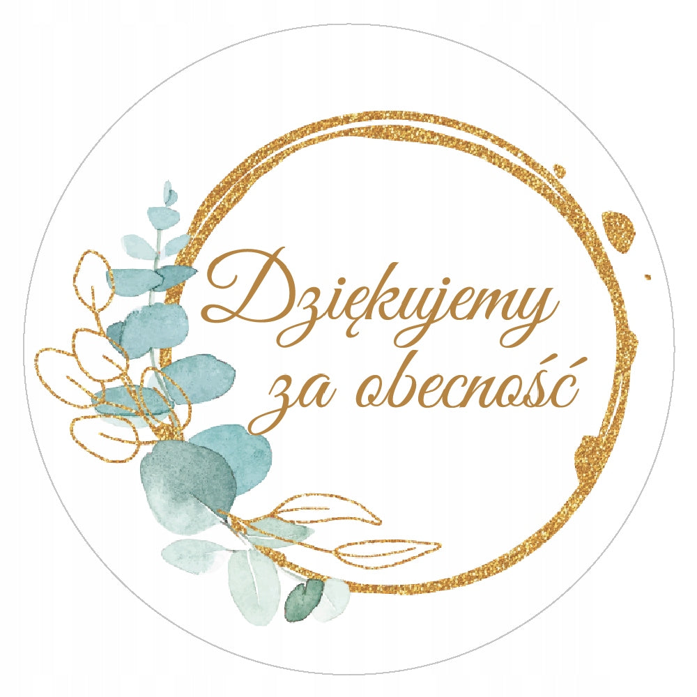 Stickers THANK YOU FOR THE PRESENCE DEVOTIONALS 48pcs