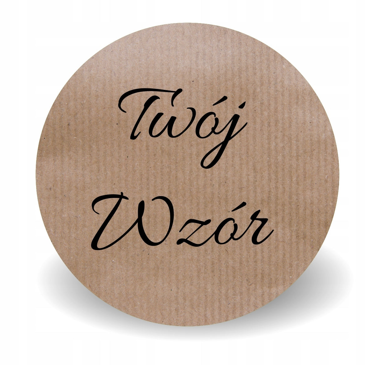 Stickers eco kraft personalized 108 pcs. Manufacturer code Naklejka wlepka