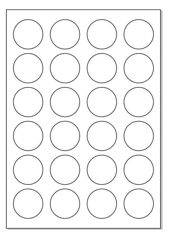 Stickers fi 40 Labels A4 stickers White clean/10