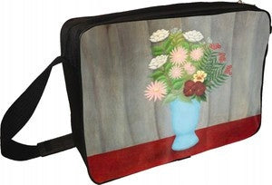Still life of flowers in a blue vase Henri Rousseau
