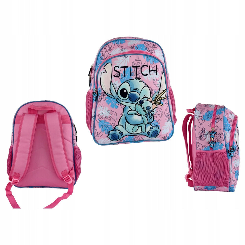 Stitch Backpack for Youth School Large Spacious A4