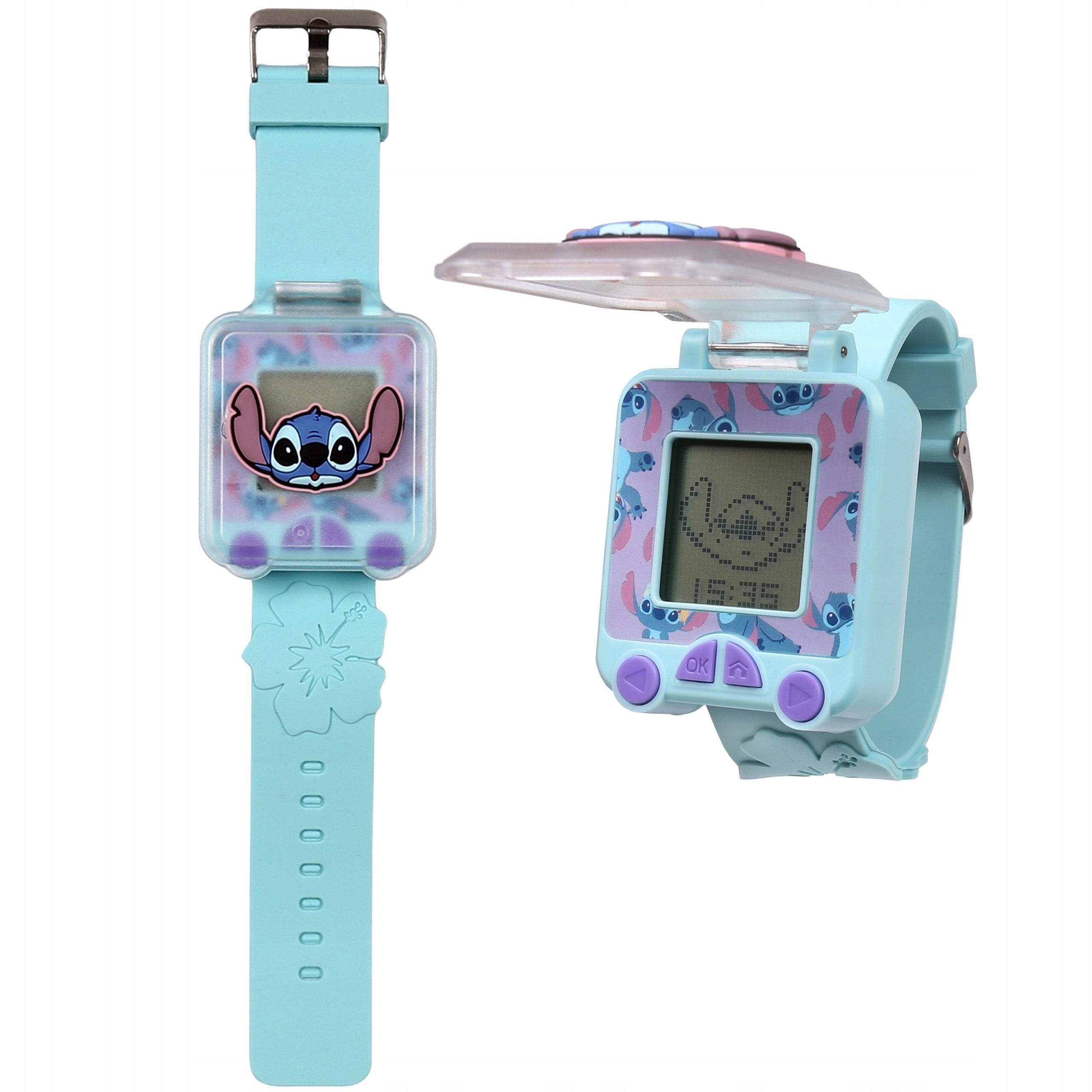 Stitch Multifunctional Educational Watch with Games, Alarm, Stopwatch for Kids Brand Disney