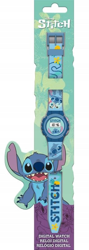 Stitch Watch Digital Wristwatch Children's Clock For Child Packaging status original