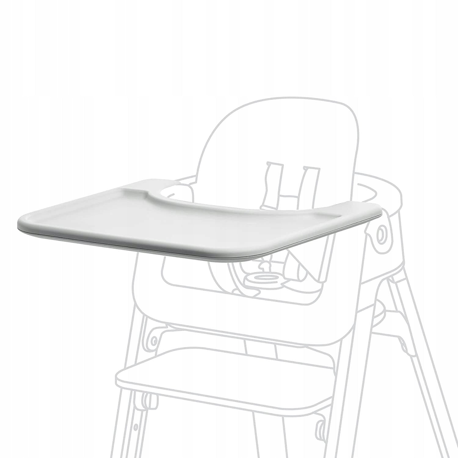 Stokke Steps White Chair Tray Manufacturer code 350001