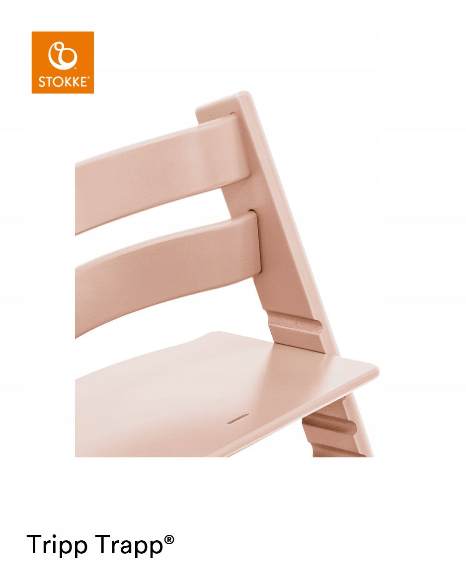 Stokke Tripp Trapp Wooden High Chair Serene Pink Brand Stokke