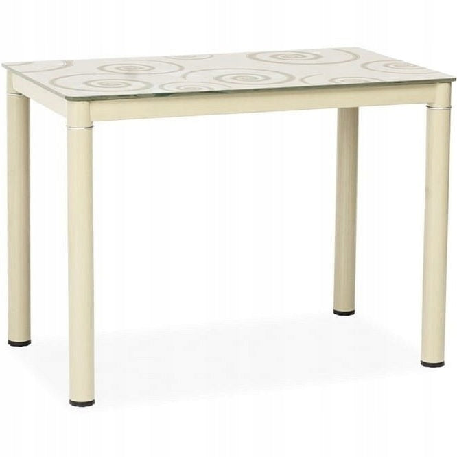 Tisch Signal Meble Damar, 60x100 cm, creme 