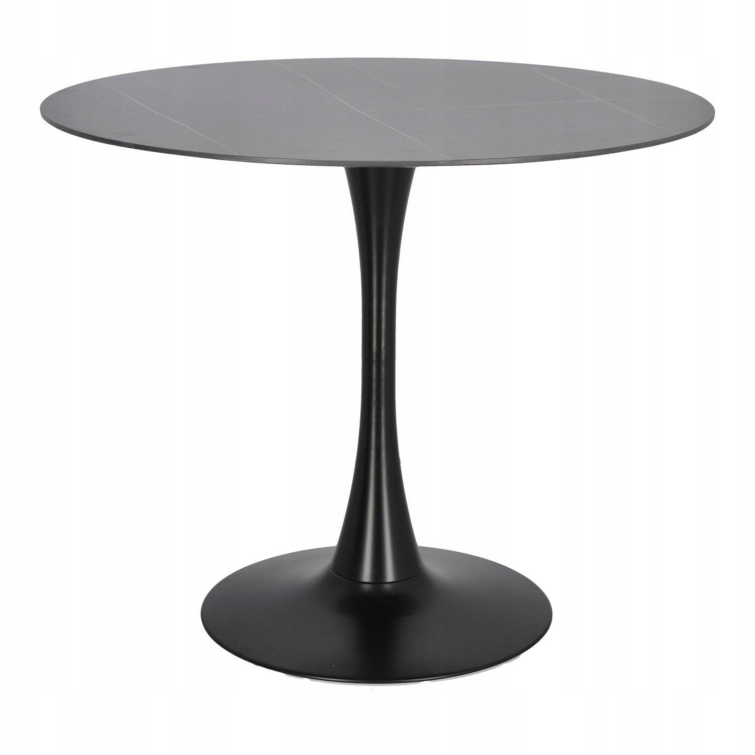 Tisch Simplet Skinny Premium Stone, schwarz 