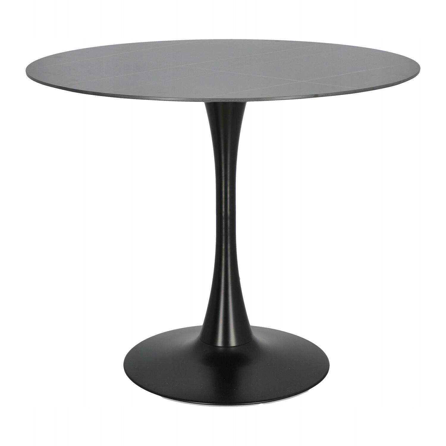 Tisch Simplet Skinny Premium Stone, schwarz 