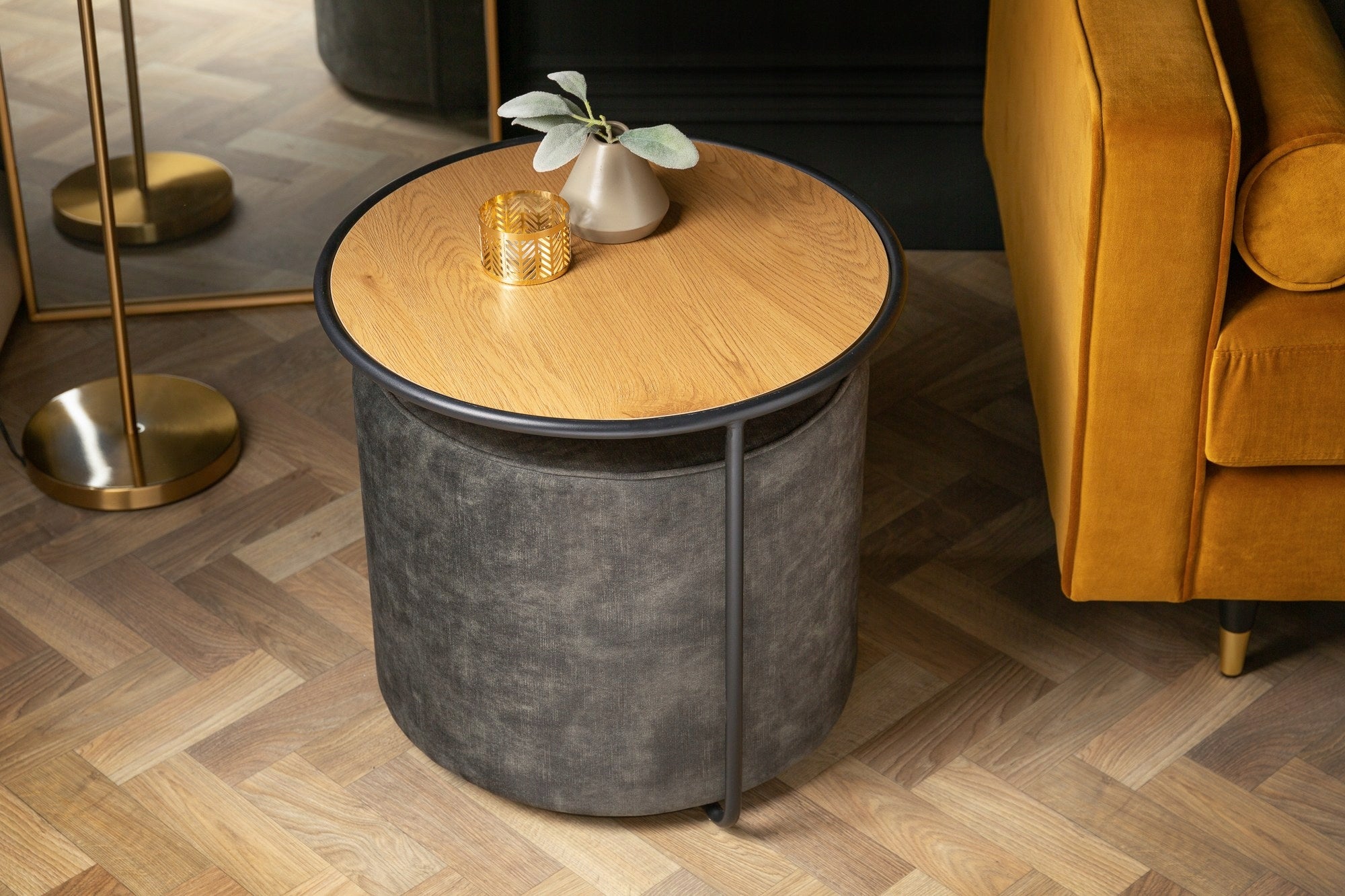 Couchtisch Rony, braun 