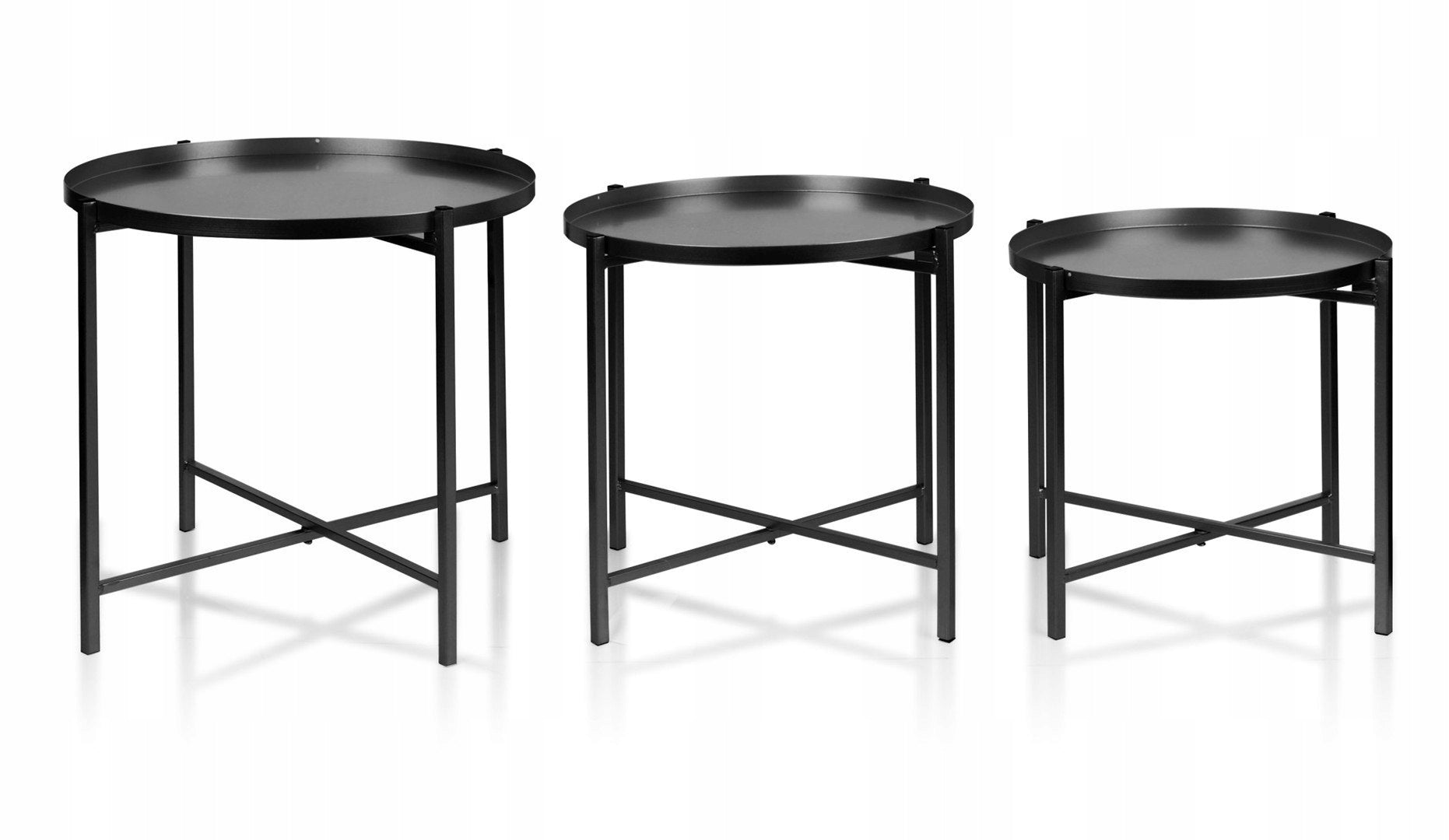 Lucas Couchtisch, schwarz, 47 cm 