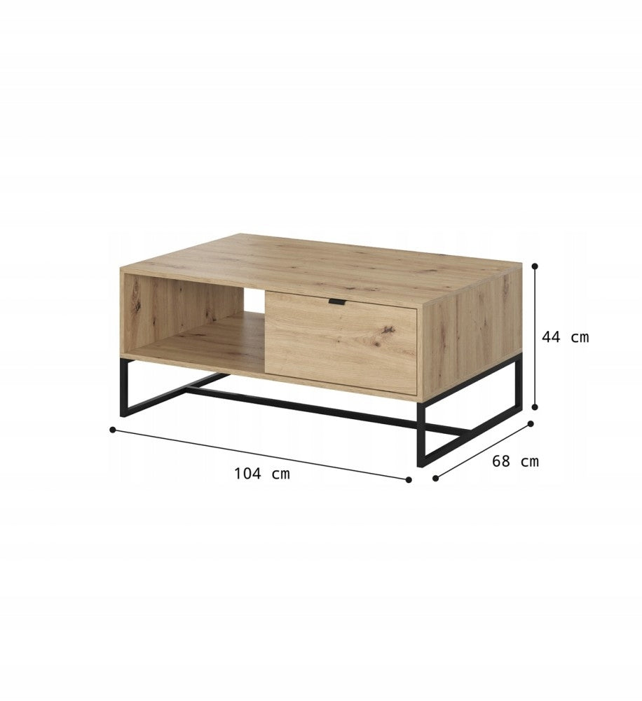 Couchtisch AKL Furniture Amber AL104, braun 