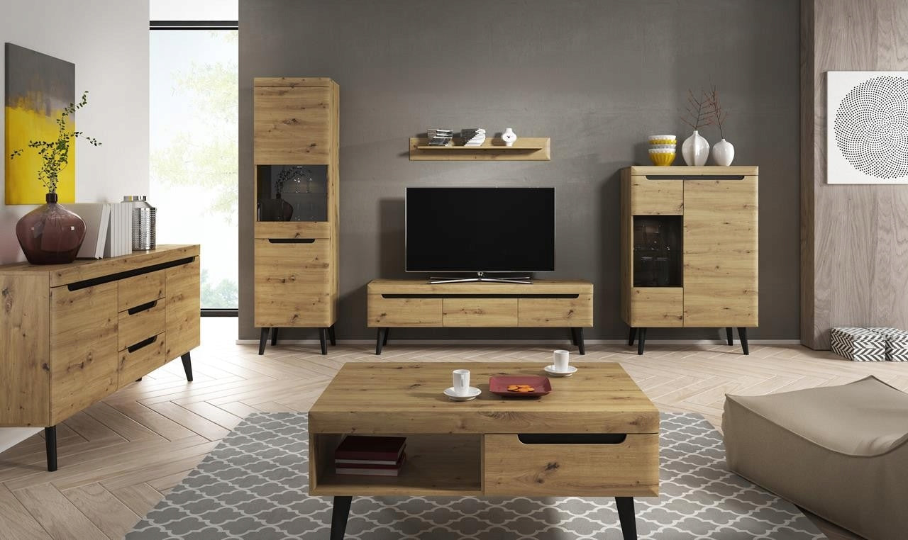 TV-Tisch Selsey Livinella 107 cm, braun 