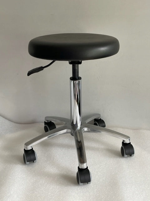 Stool Swivel Stool on Wheels Medical Faux Leather