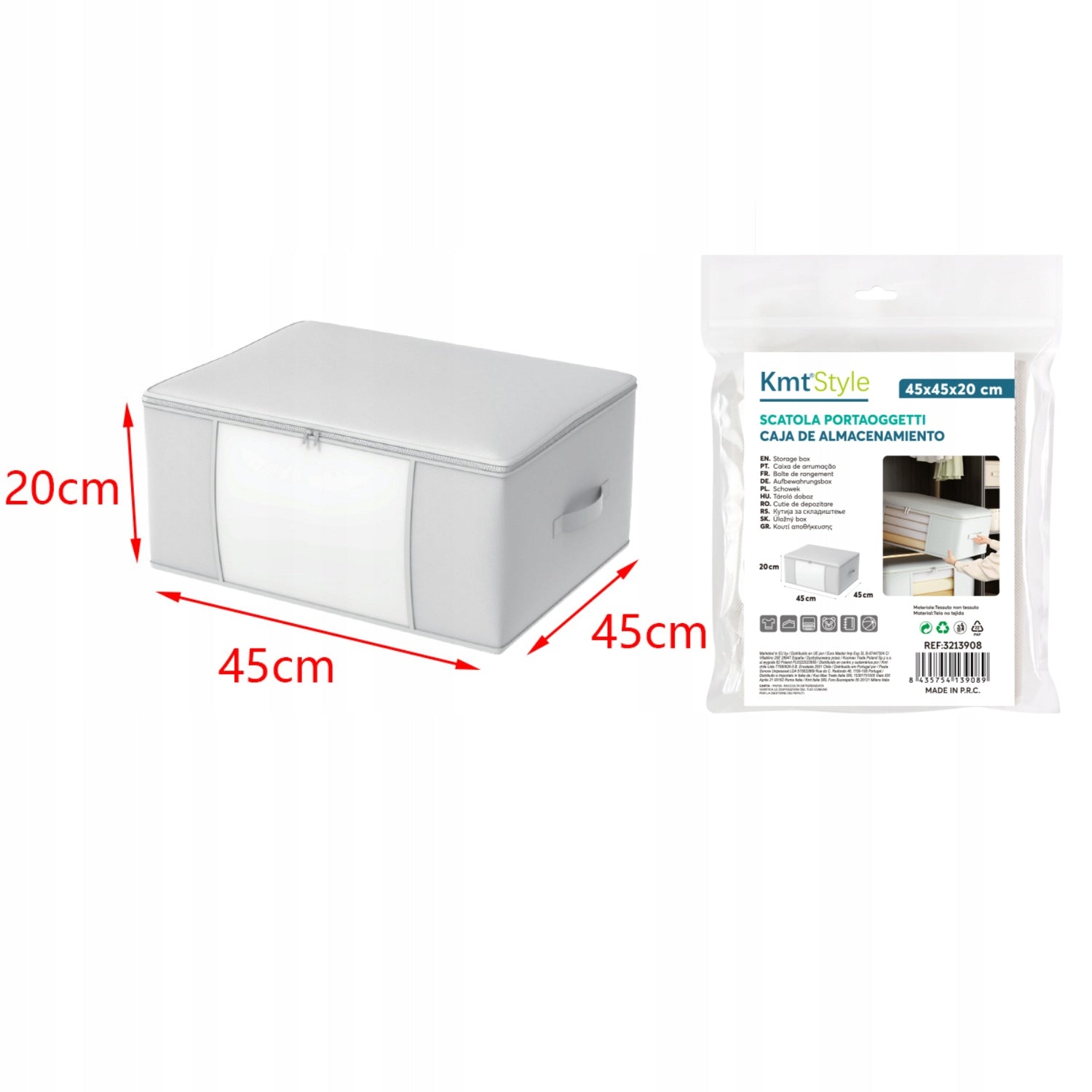 Storage container 45x45x20 cm with lock Packaging status original
