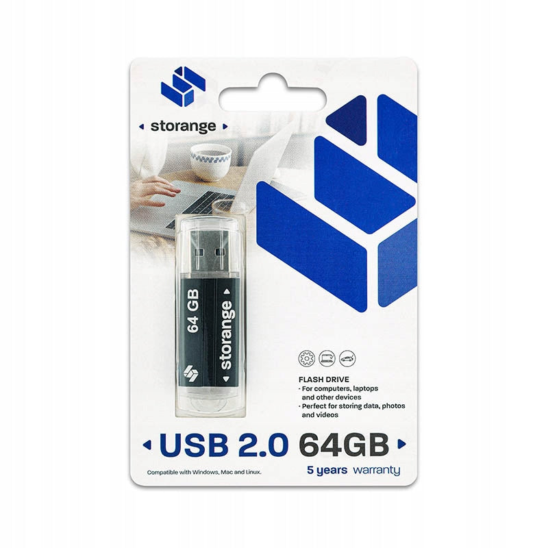 Storange 64 GB memory | Basic | USB 2.0 | black