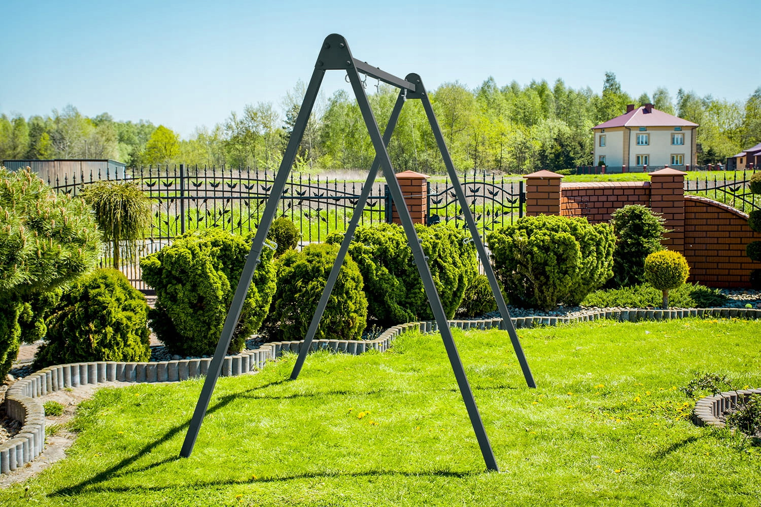 Stork nest swing hammock rocker strong metal frame garden children EAN (GTIN) 5903760286125