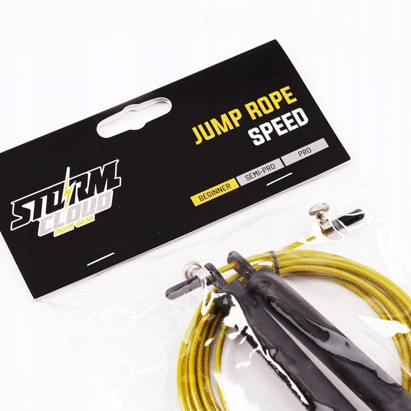 StormCloud Boxing Jump Rope, Fast, Crossfit, Fitness SPEED Metal Packaging status original