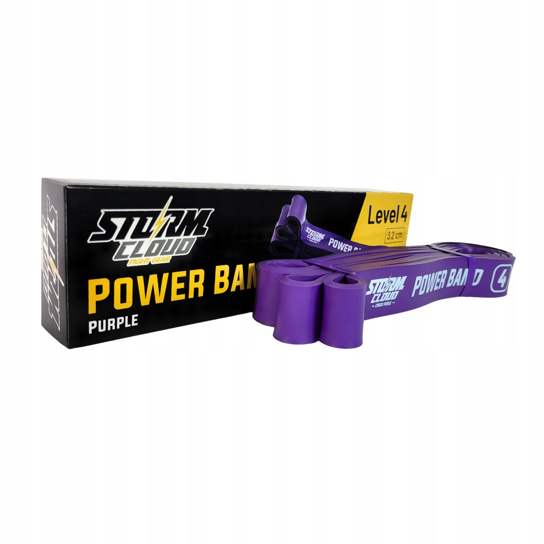 StormCloud Resistance Rubber Training Power Band Purple Lvl 4