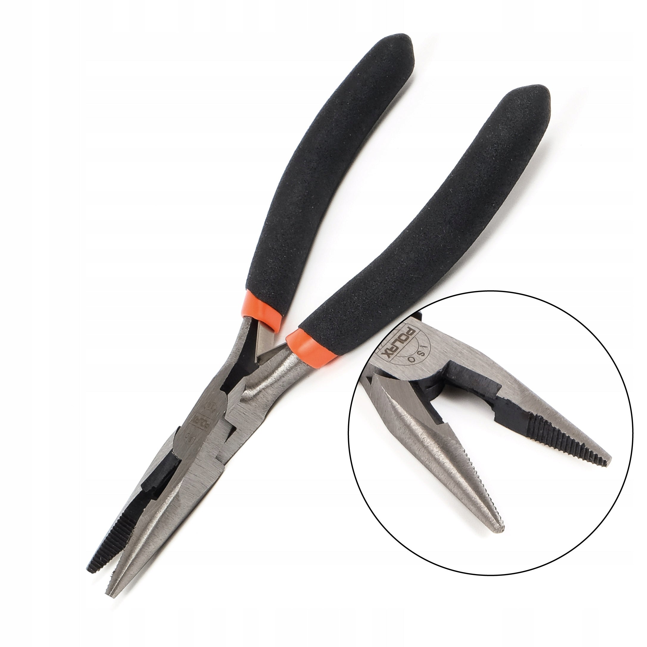 Straight elongated pliers mini 125mm Polax Brand Polax