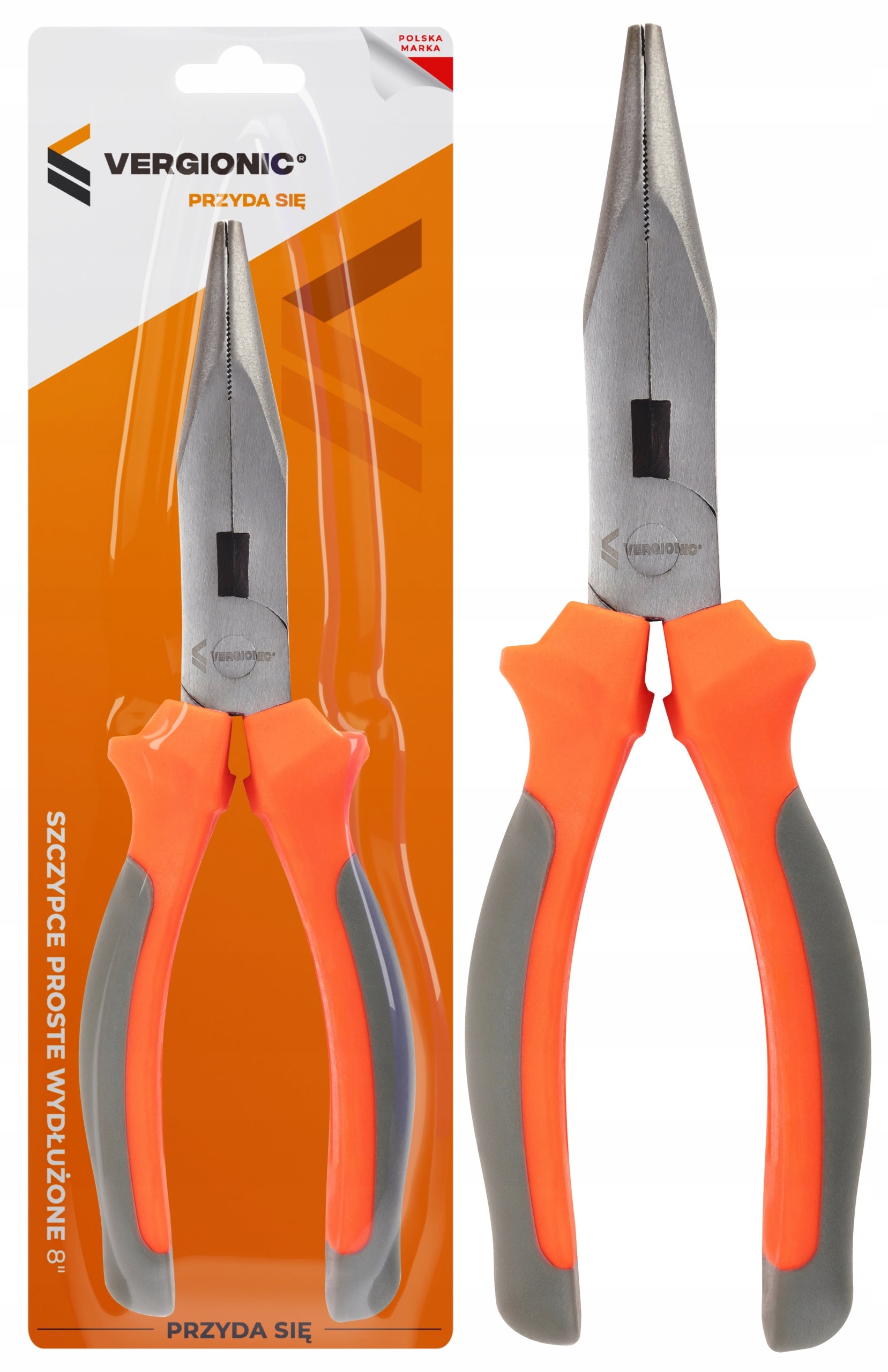 Straight pliers elongated 8'' VERGIONIC