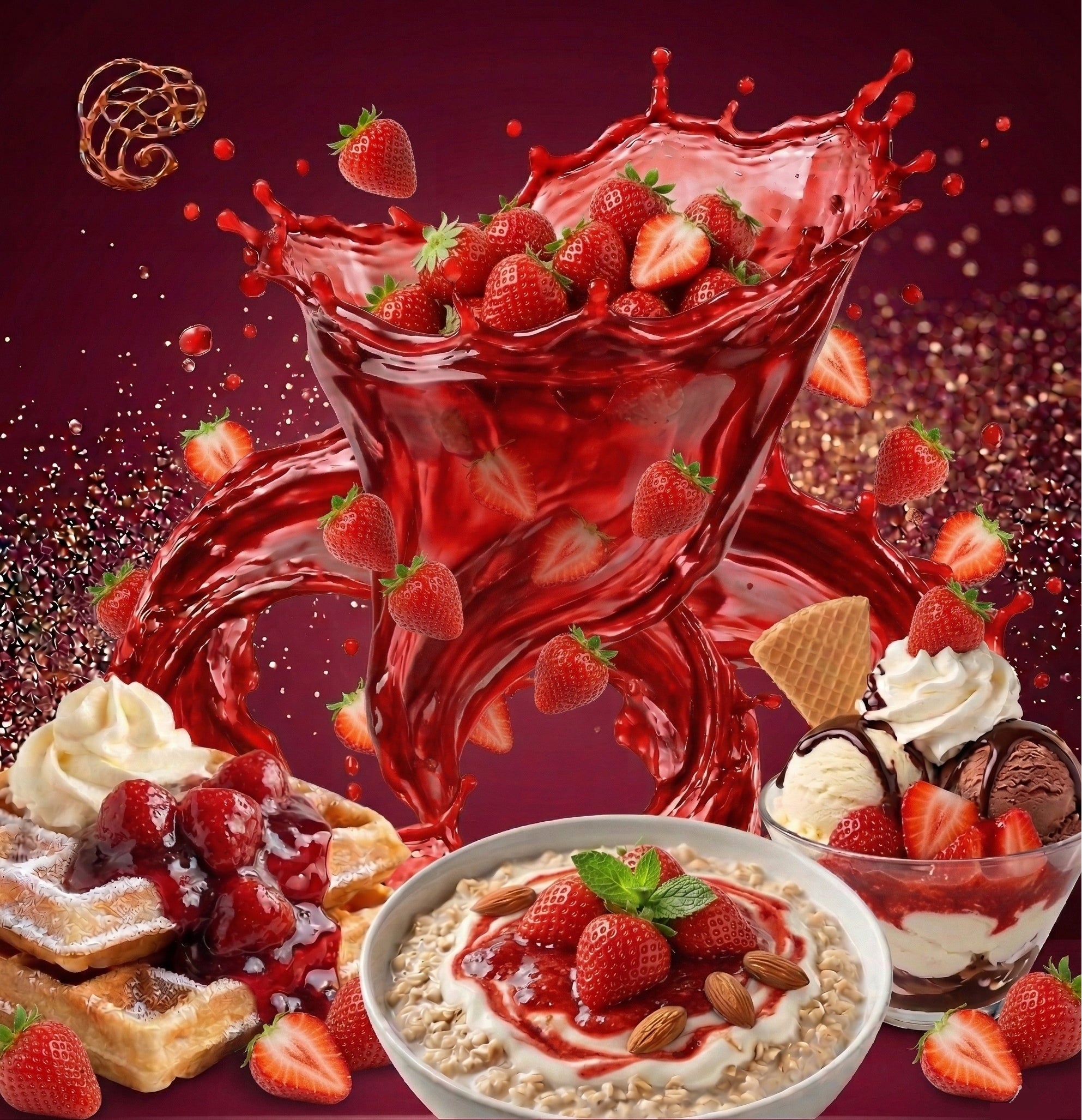 Strawberries in gel without sugar 1,333kg Przygoda LOW CARB, KETO Dietary FIT Packaging status original