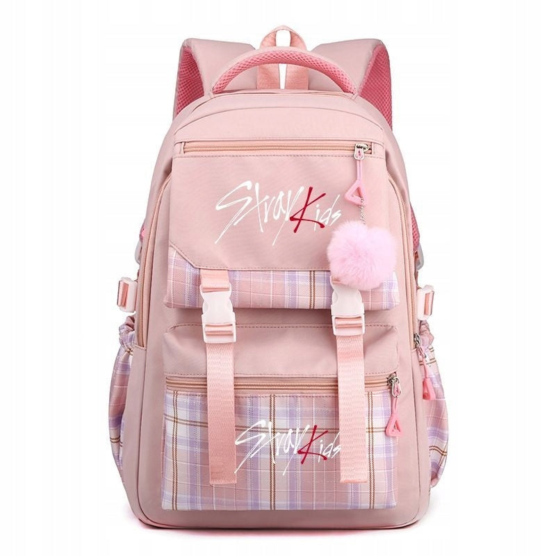 Stray Kids School Backpack - 4 Color Patterns to Choose From