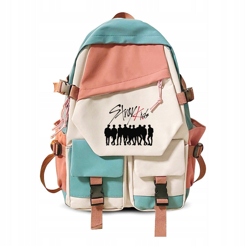 StrayKids SCHOOL BACKPACK YOUTH SATCHEL ROOMY FOR GIRLS Brand no brand