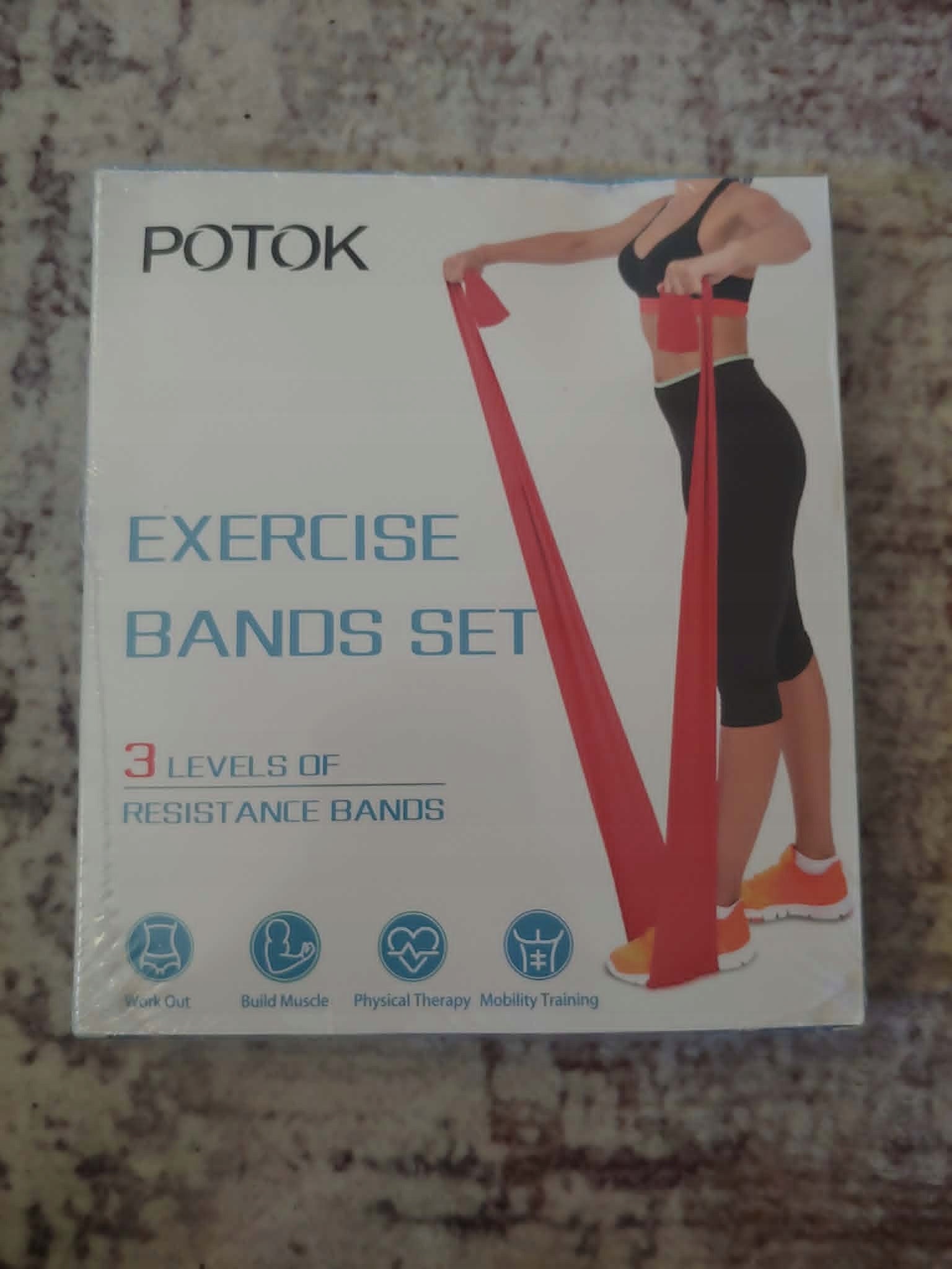 Stream Resistance Band Set, 3-Pack 150cm Width 150 mm