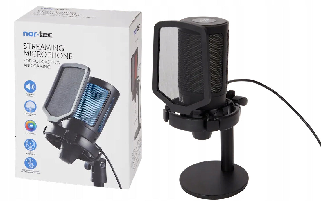 Streaming microphone for gaming or podcasting