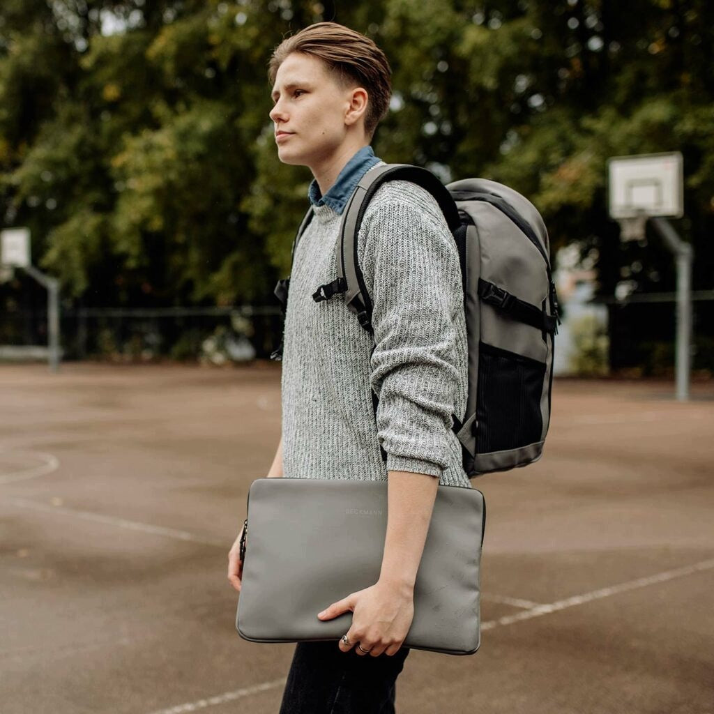 Street Go Backpack, Grey Brand BECKMANN