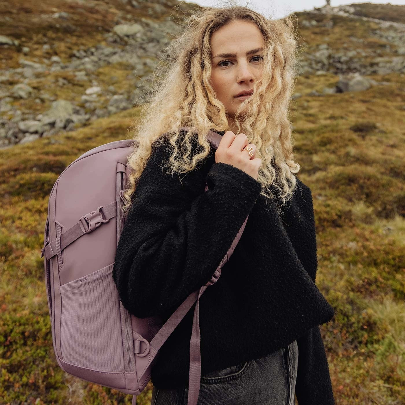 Street Go backpack, grape Brand BECKMANN